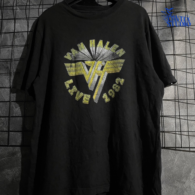 Kaos T-Shirt Second Van halen Live 1982