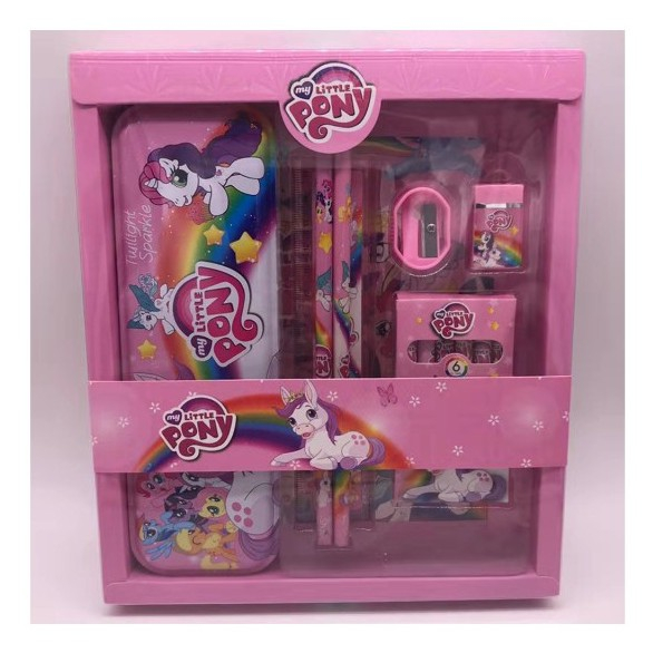 

ATH Study Set Stationery Pensil Set Paket Alat Tulis Sekolah Krkter Spiderman/ Frozen/Unicorn 8015