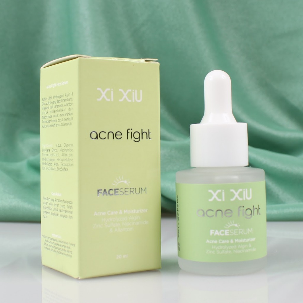XI XIU Acne Fight Face Serum 20ml/Serum Jerawat/Serum Acne/Serum Wajah Glowing/Serum Pencerah Wajah/