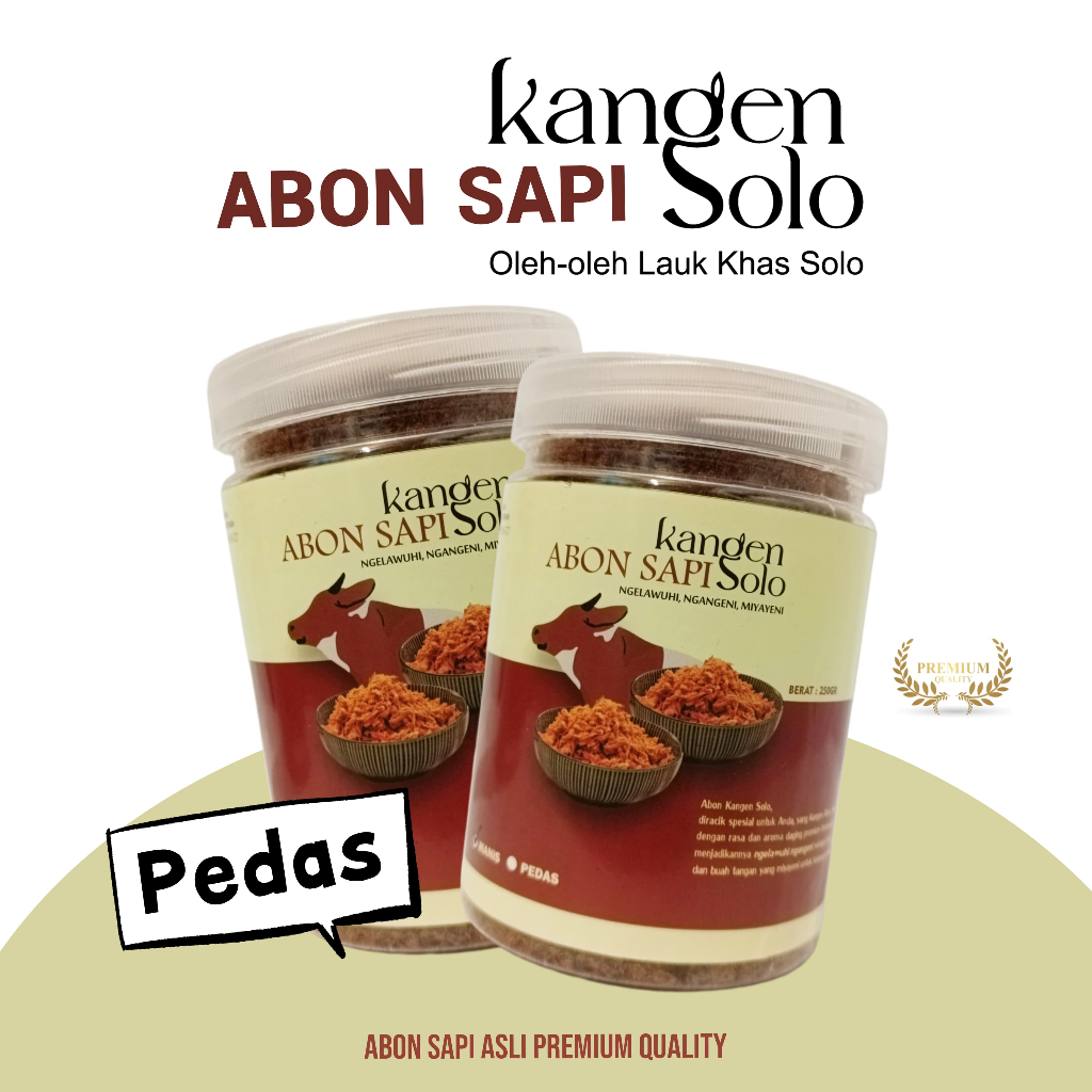 

Abon Sapi Pedas Premium Kangensolo 250 Gram Asli Enak Bergizi Oleh Oleh Khas Solo