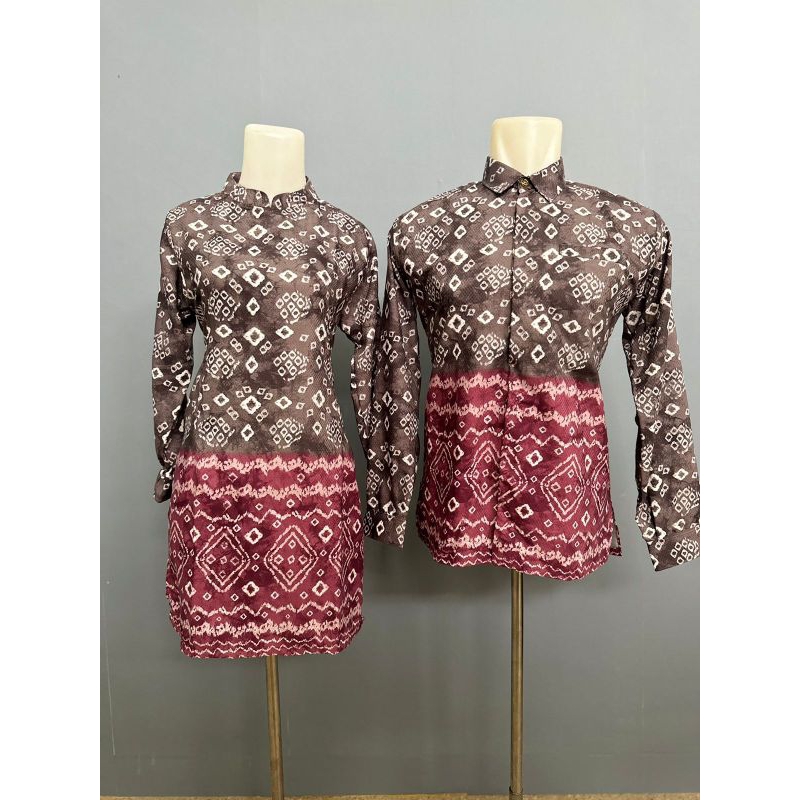COUPLE TUNIK DAN KEMEJA JUMPUTAN PALEMBANG