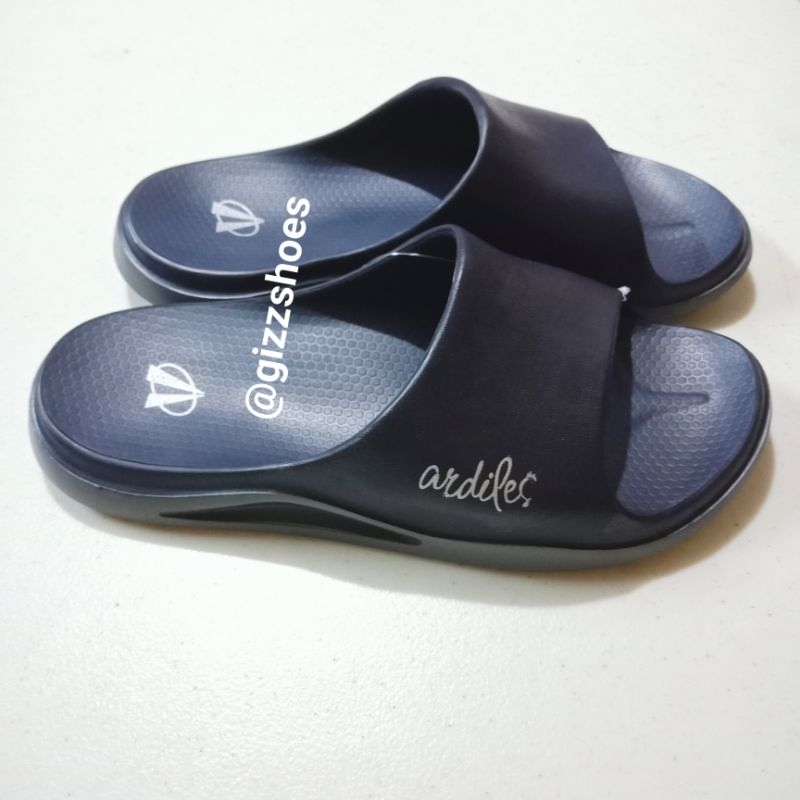 Sandal Ardiles Dynamax Slip On Ban 1 Cowok Laki-Laki  Ep 11 Biru Abu Blue Gray Grey Hitam Ringan Bla
