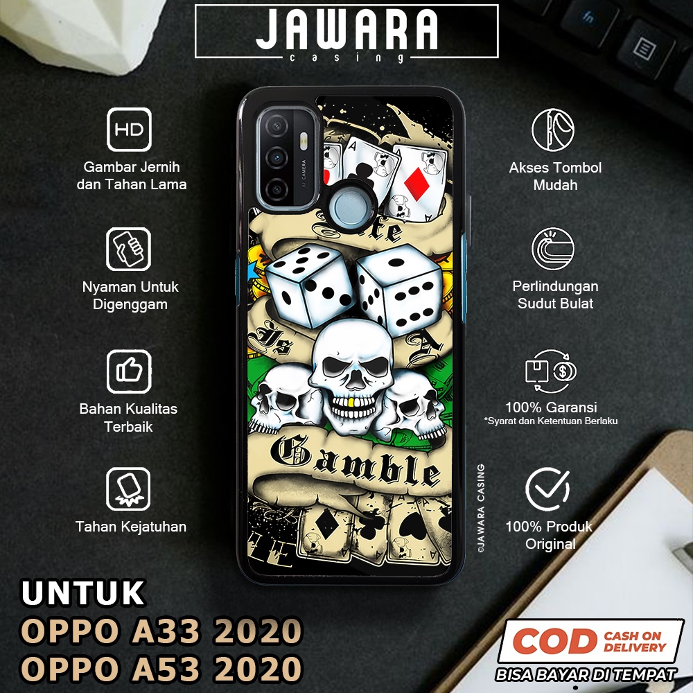 Case Oppo A53 2020 A33 2020 Casing Oppo A53 2020 A33 2020 [GMBLR] Premium Glossy Case Hp Oppo Jawara