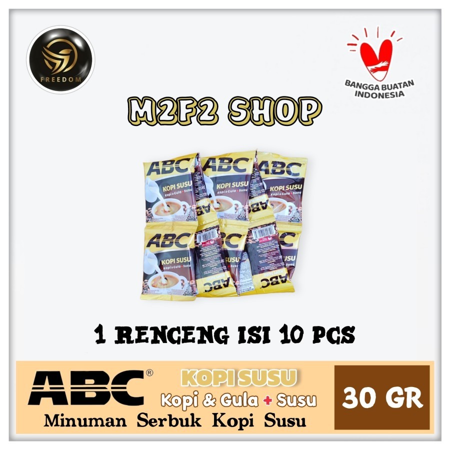 

Kopi ABC Kopi Susu dan Gula Sachet - 30 gr (Kemasan Renceng)