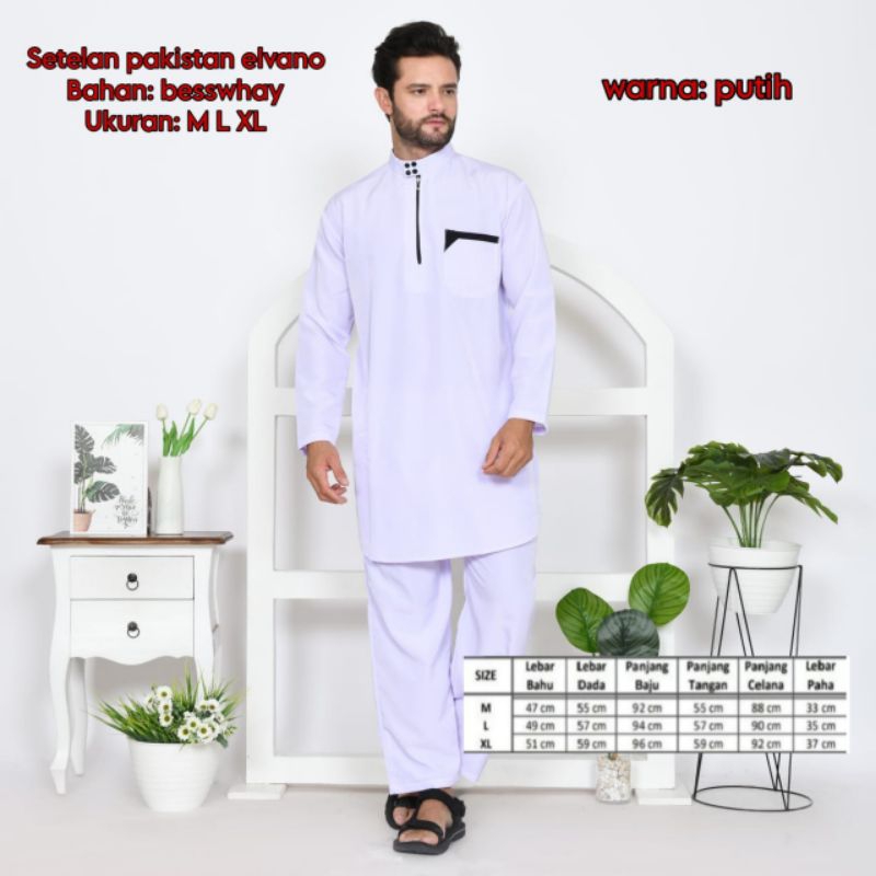 baju setelan Pakistan dewasa/kurta Pakistan pria terlaris/gamis pria dewasa