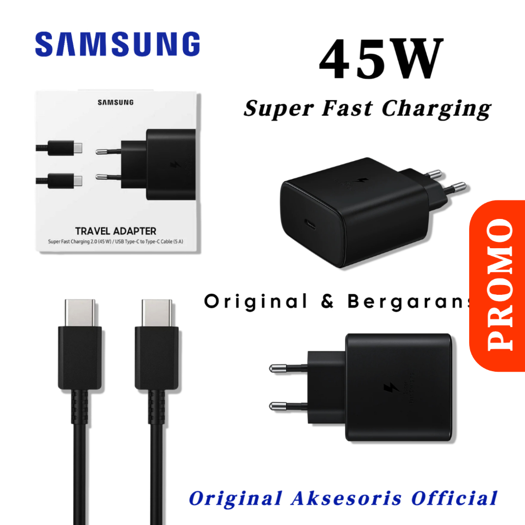 Charger Samsung 45 Watt Original