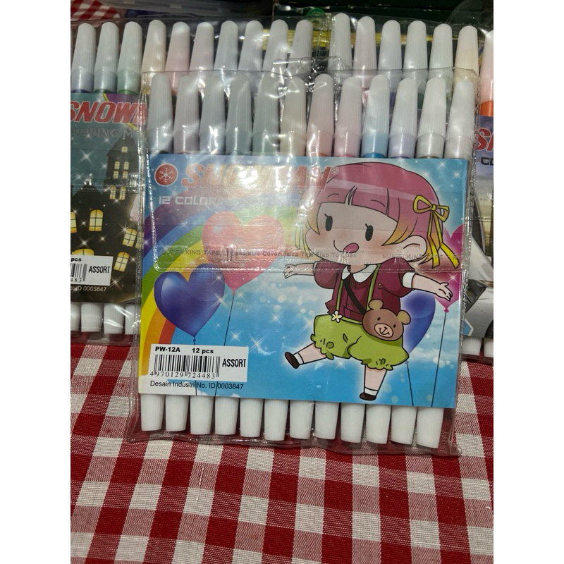 

Spidol snowman isi 12pc