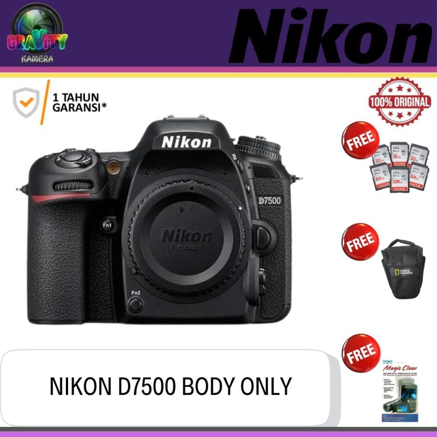 NIKON D7500 BODY ONLY / KAMERA NIKON D7500 BODY ONLY