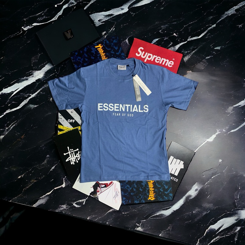 BAJU KAOS OVERSIZE FEAR OF GOD ESSENTIALS COLOR BASIC