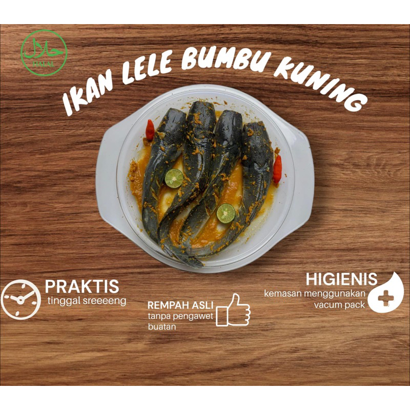 

Ikan lele bumbu kuning 1kg