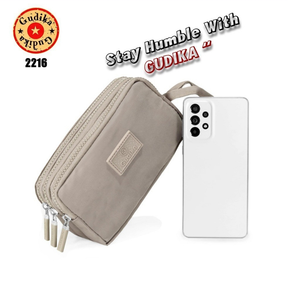 MURAH PHONE BAG MINI GUDIKA 2216 - POUCH 3 RESILTING BISA MUAT HP, KUNCI & UANG - DOMPET HP - DOMPET