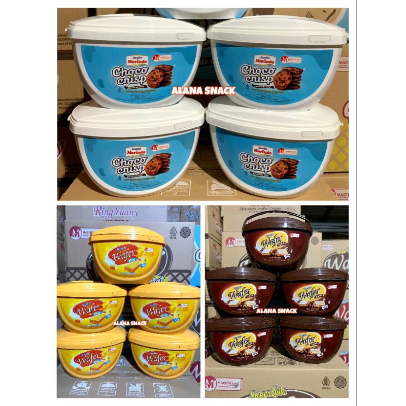 

Marindo choco crisp bucket oval 6 × 270g 1 karton