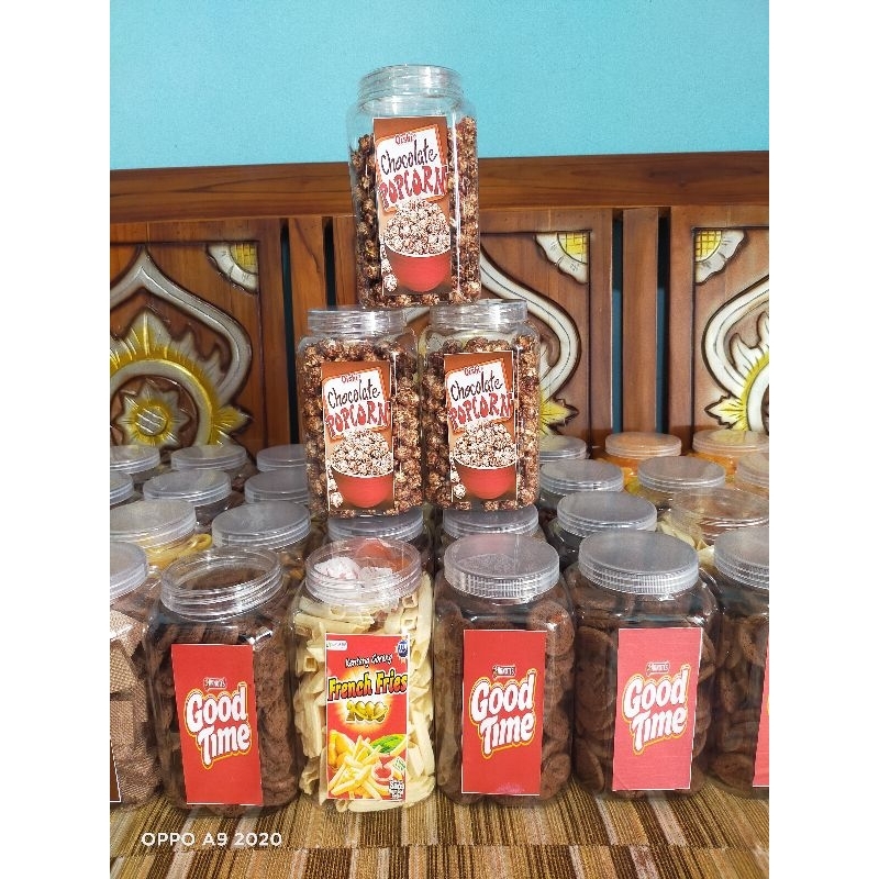 

Popcorn oishi coklat