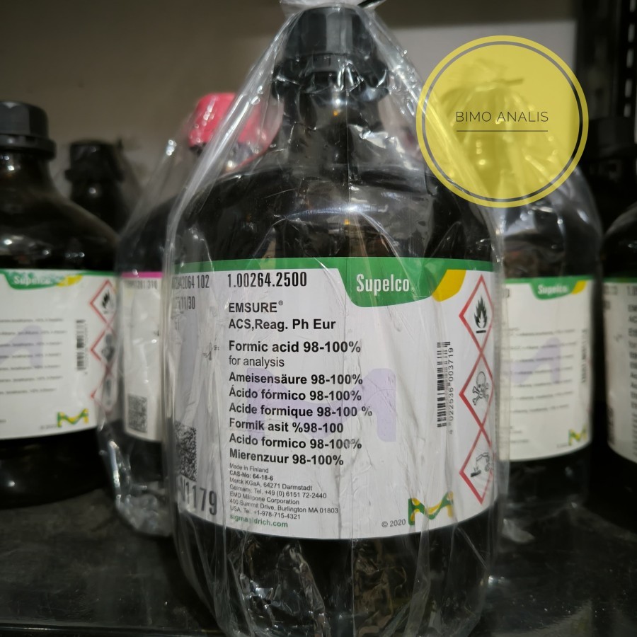 FORMIC ACID 98-100 % 2.5L Merck 100264 / ASAM FORMAT / HCOOH 2,5L