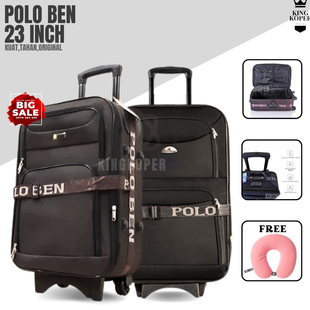 Harga Murah Koper Polo 23 inch Polo  koper kain  koper bagasi  koper murah  koper bahan  tas koper