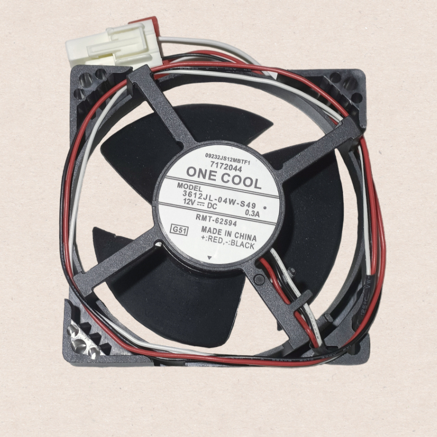 Motor fan kulkas inverter DC 12V 9 cm kipas 9cm x 9cm 3 kabel