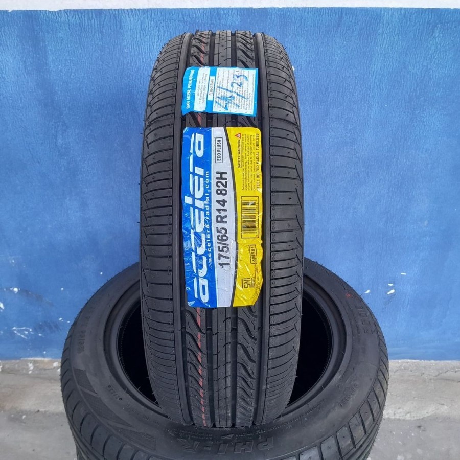 BAN MOBIL STANDAR RING 14 TUBLES MERK ACCELERA ECO PLUSH 175 65 R14