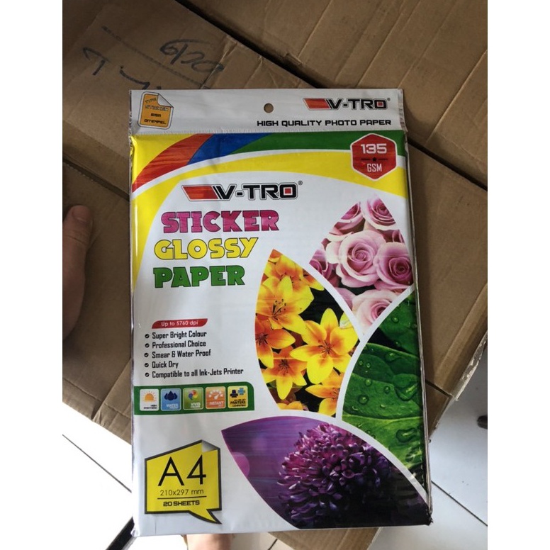 

Promo glossy photo sticker vtro 12 gsm isi 2 PLH