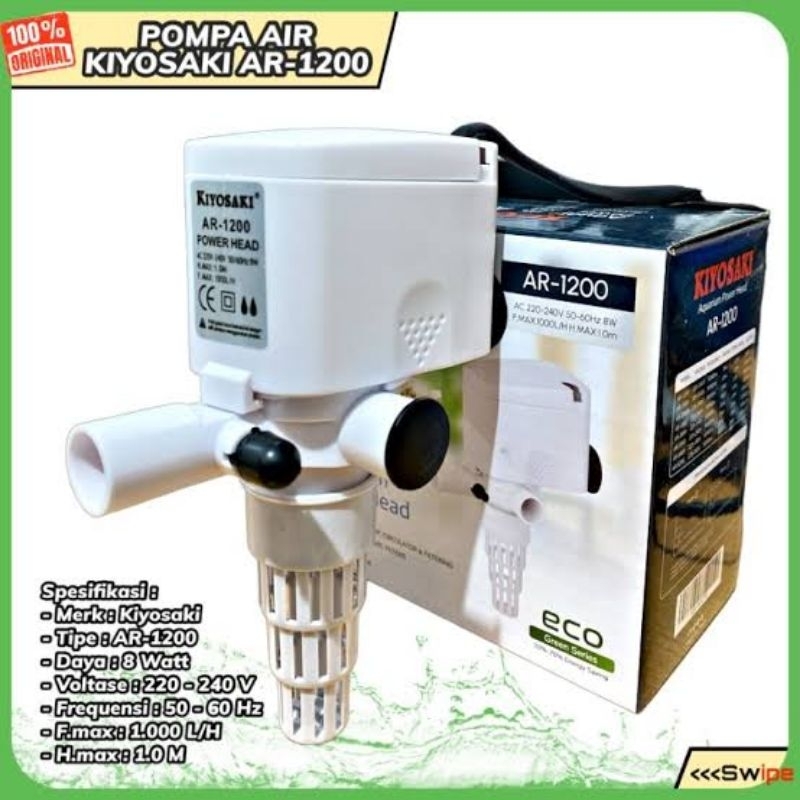 Pompa Aquarium KIYOSAKI pompa air aquarium AR 1200