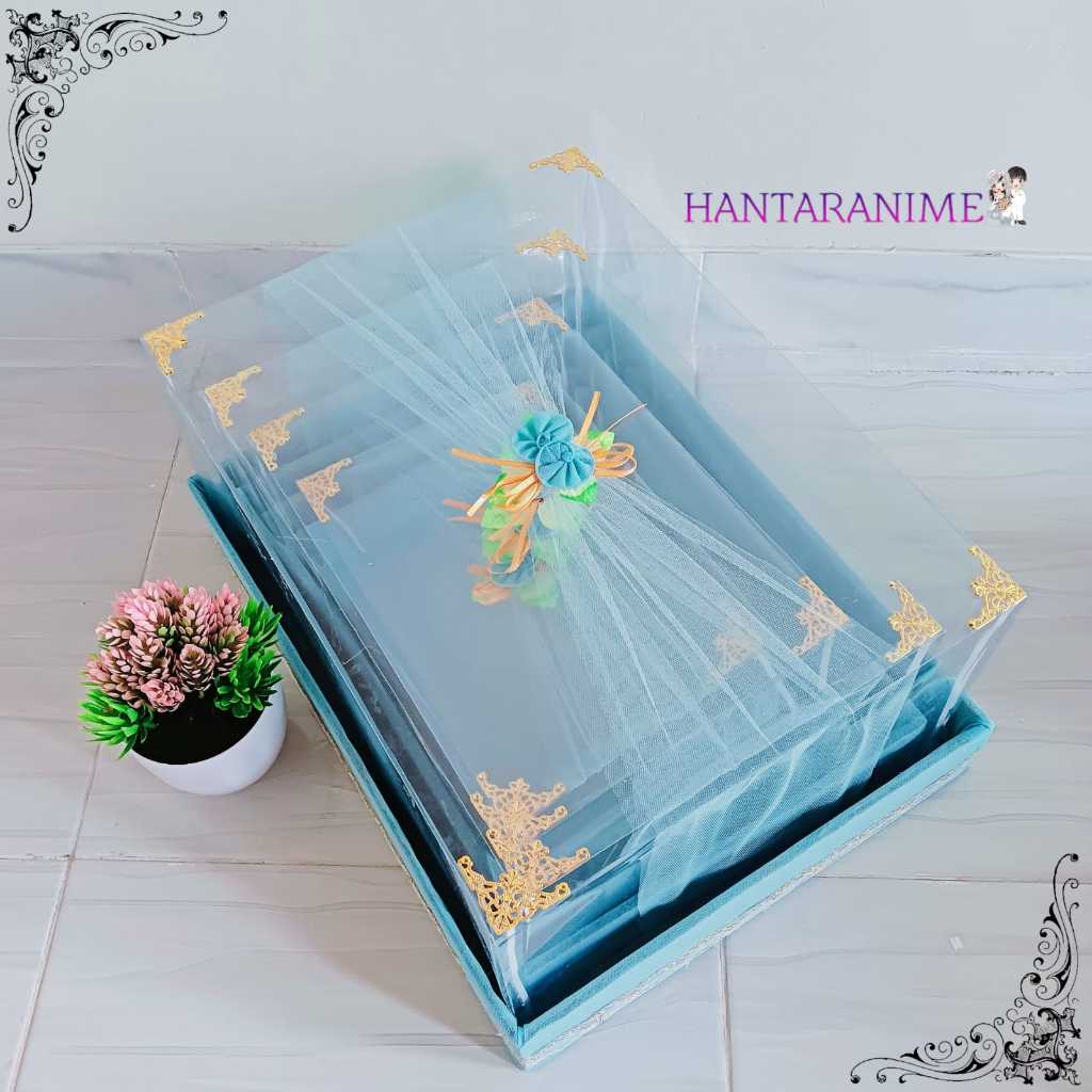 

Box Kotak Hantaran Seserahan Pernikahan Versi Premium Full Sett Isi 4 Box Termasuk Mika Tinggal Pasang Praktis Murah Elegante