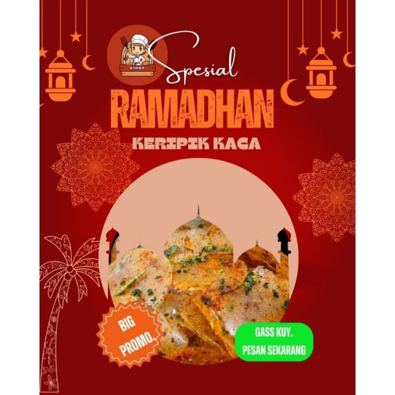 250gr KERIPIK KACA PEDAS ASIN/KERIPIK KACA NIKMAT/KERIPIK KACA/KERIPIK KACA MANTAP/KERIPIK KACA CIHU