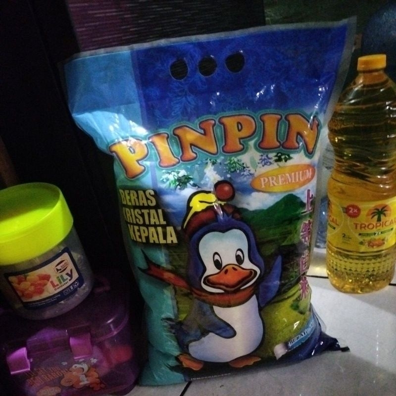 

Beras pin pin kemasan 5 kg / Beras premium 5 kg