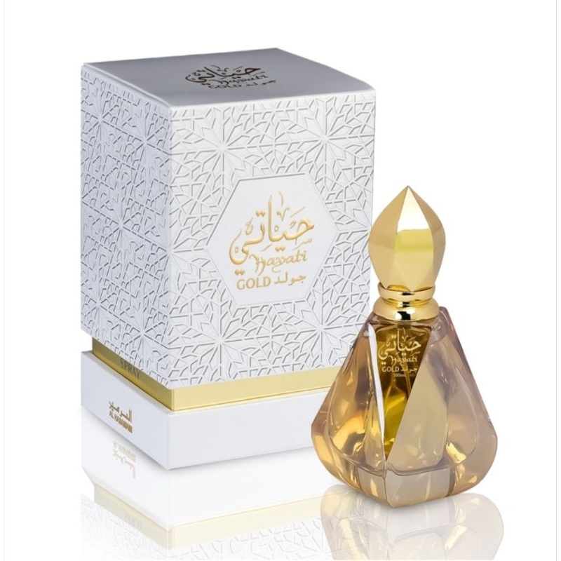 Hayati Gold Eau de Parfum spray 100 ml by Al Haramain Perfumes UAE / Original / Unisex