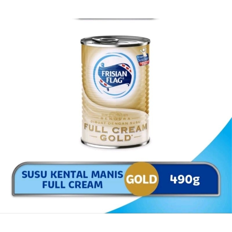 

Frisian Flag Full Cream Gold 490 gram bendera skm