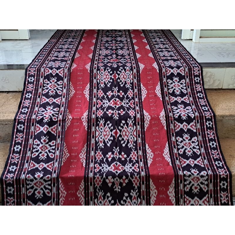 KAIN TENUN BLANKET TRADISIONAL TROSO JEPARA MOTIF MAUMERE DAN SUMBA KUDA, KAIN TENU JEPARA MURAH, KA