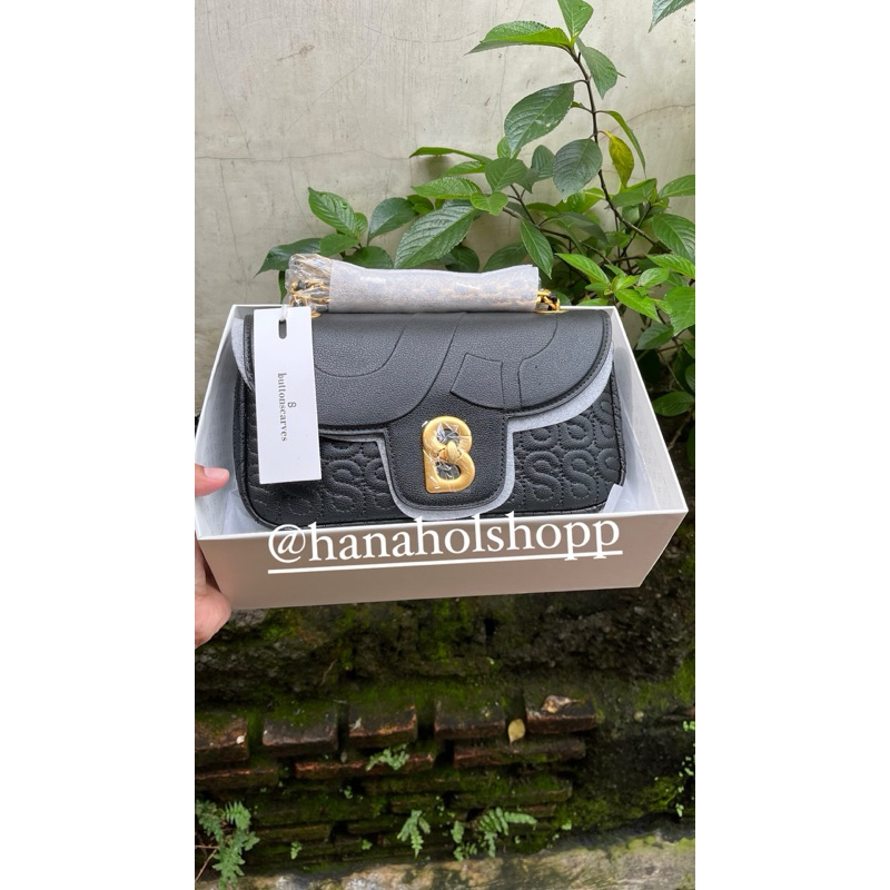 ALUNA FLAP BAG SUGAR || BUTTONSCARVES