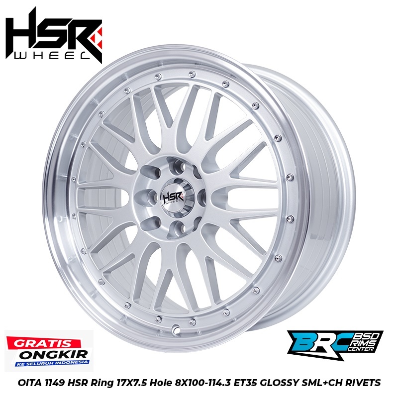 VELG BUAT MOBIL HONDA JAZZ, FREED, AVANZA RING 17 HSR OITA 1149