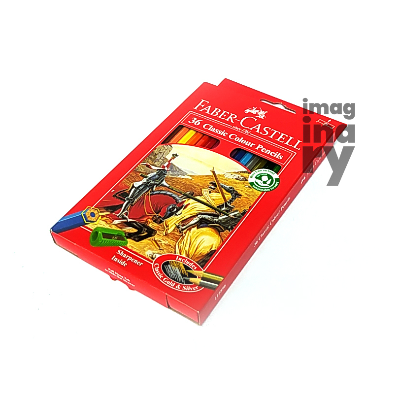 

Pensil Warna Faber Castell Classic 36 Warna (+Rautan)