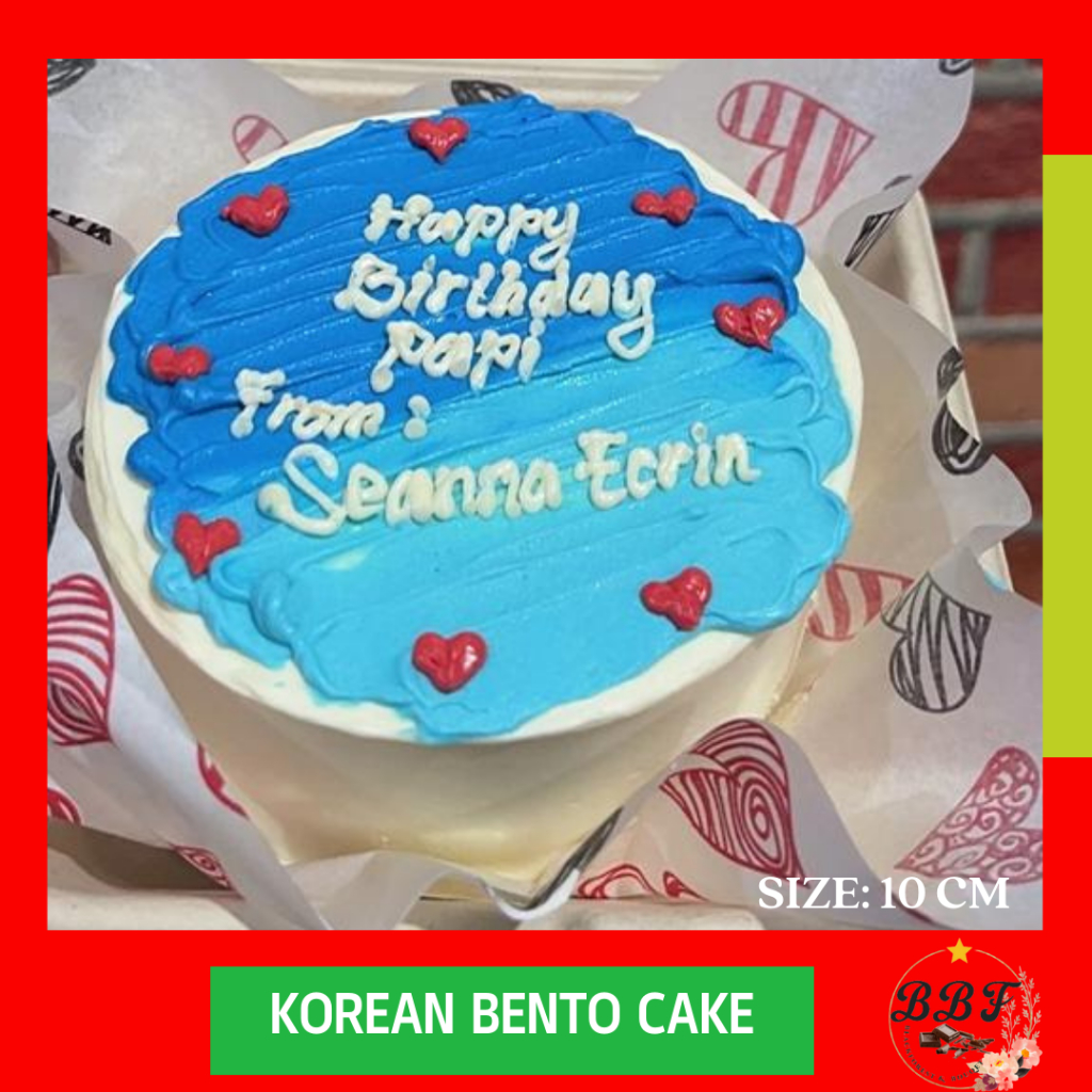 Bento Cake / Korean Bento Cake / Korean Lunch Box / Korean Cake Murah
