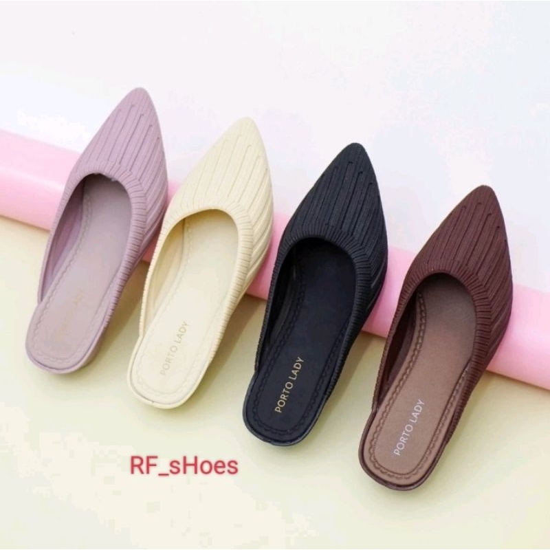 PORTO LADY Sepatu sandal wanita porto half wedges
