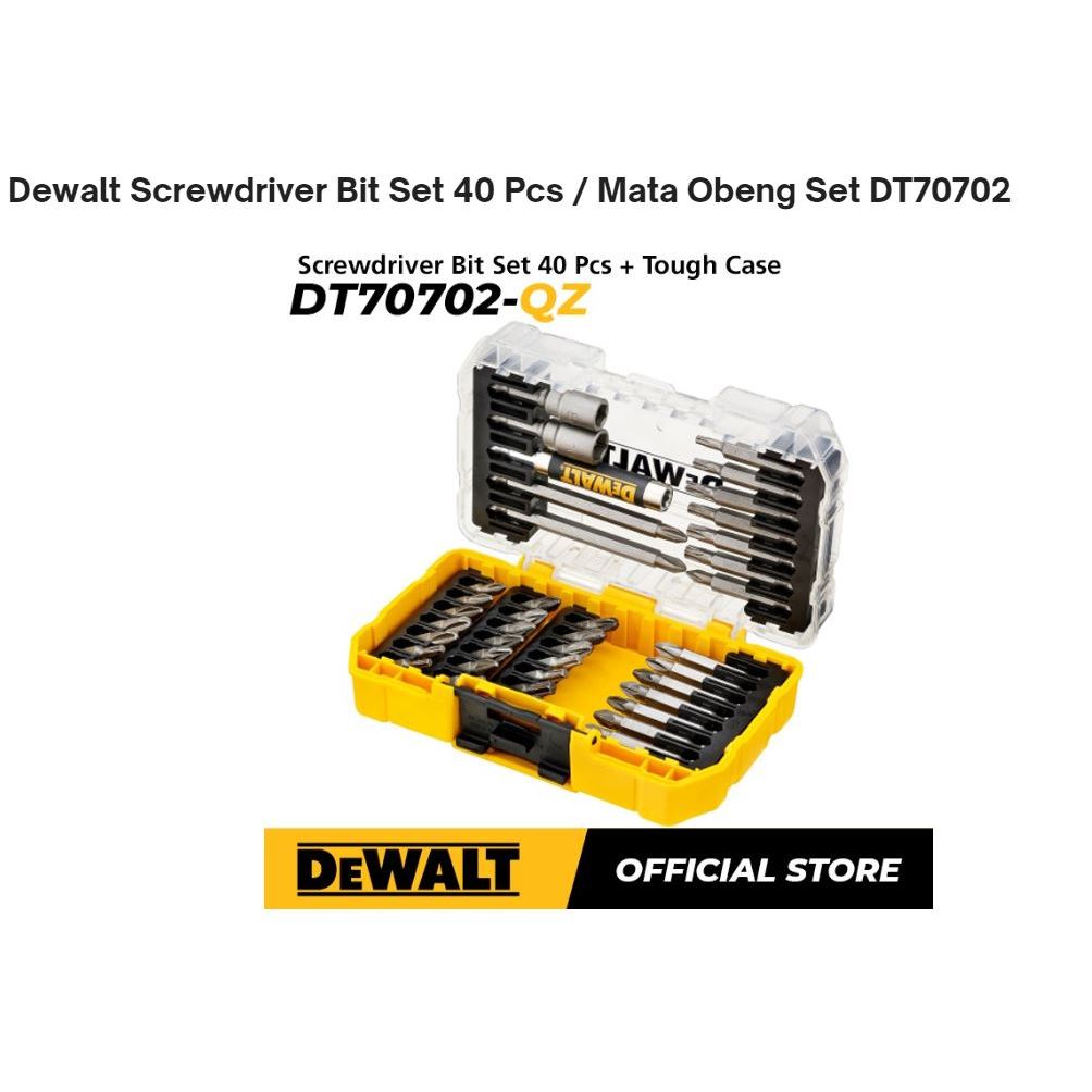 Dewalt Screwdriver Bit Set 40 Pcs / Mata Obeng Set DT70702