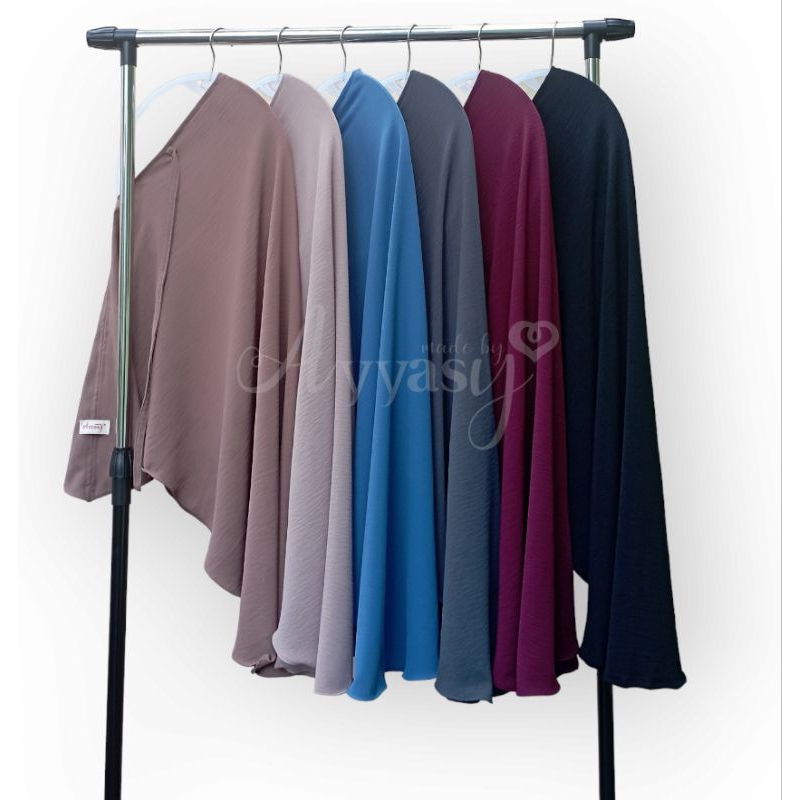 Alula Daily Bergo - Crinkle Airflow Premium