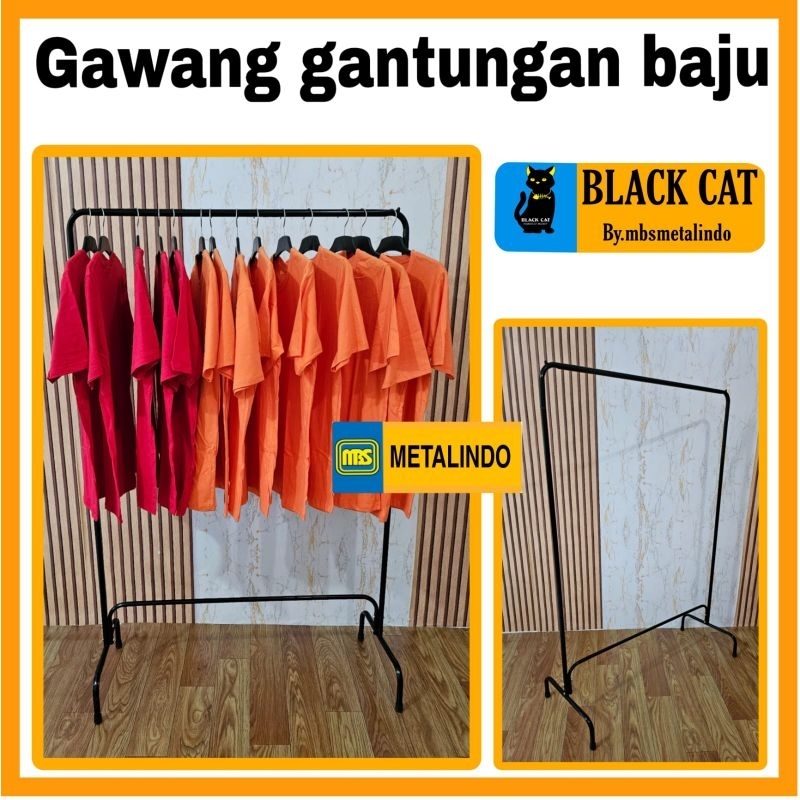 Gantungan baju butik gawang gantungan display baju