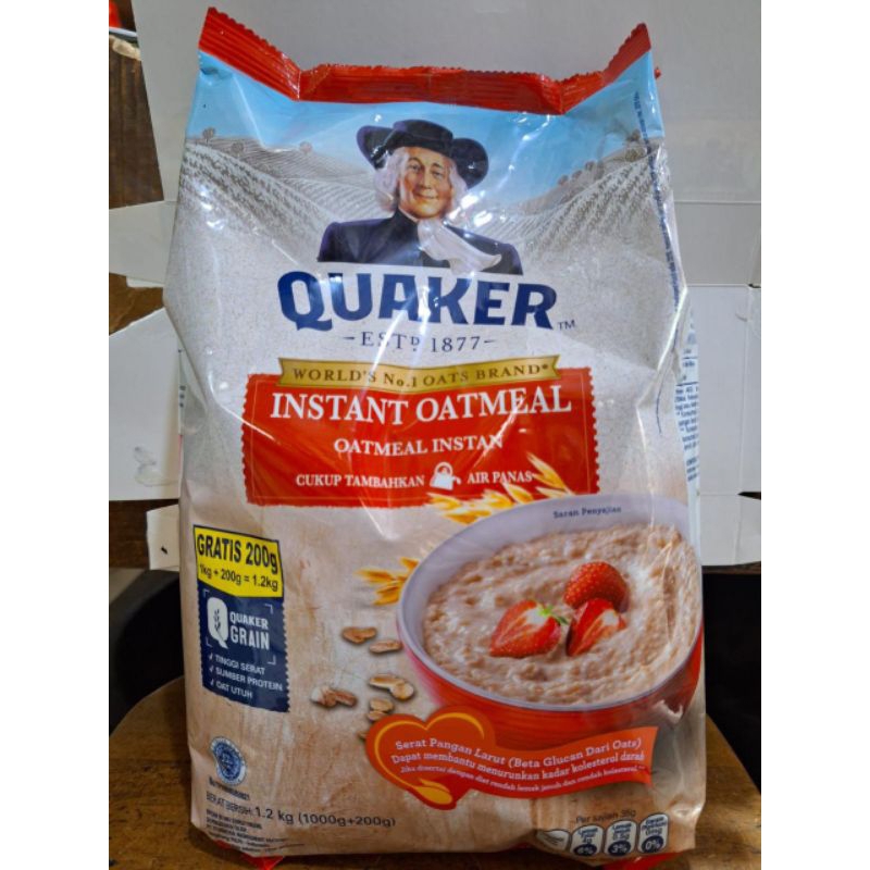 

Quaker Instant Oatmeal 1200 gr