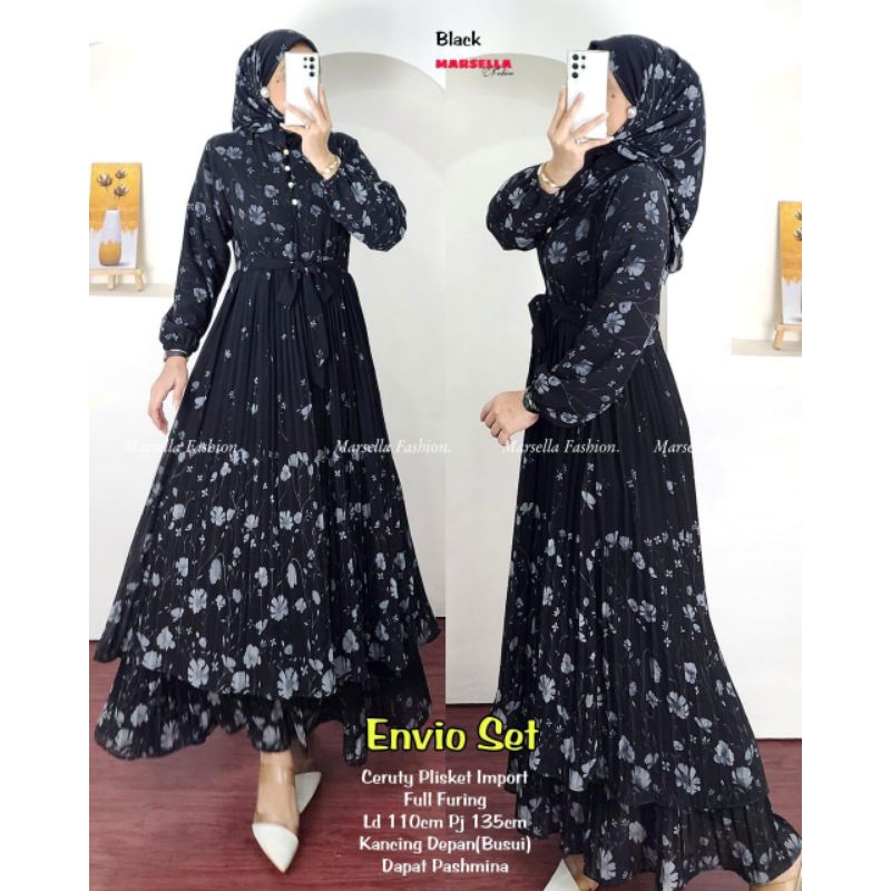 ENVIO SET (DRES & JILBAB SEGIEMPAT)