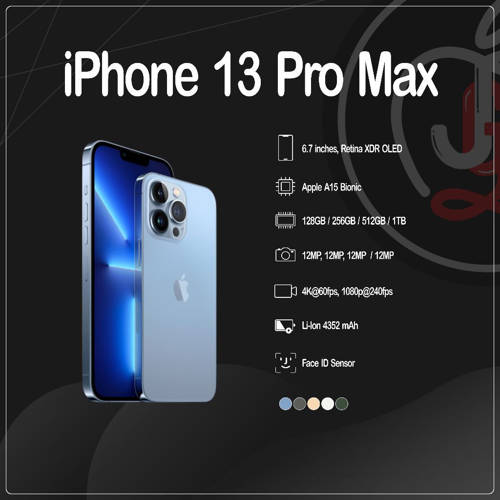 Apple iPhone 13 PRO MAX Second 128GB/256GB/512GB