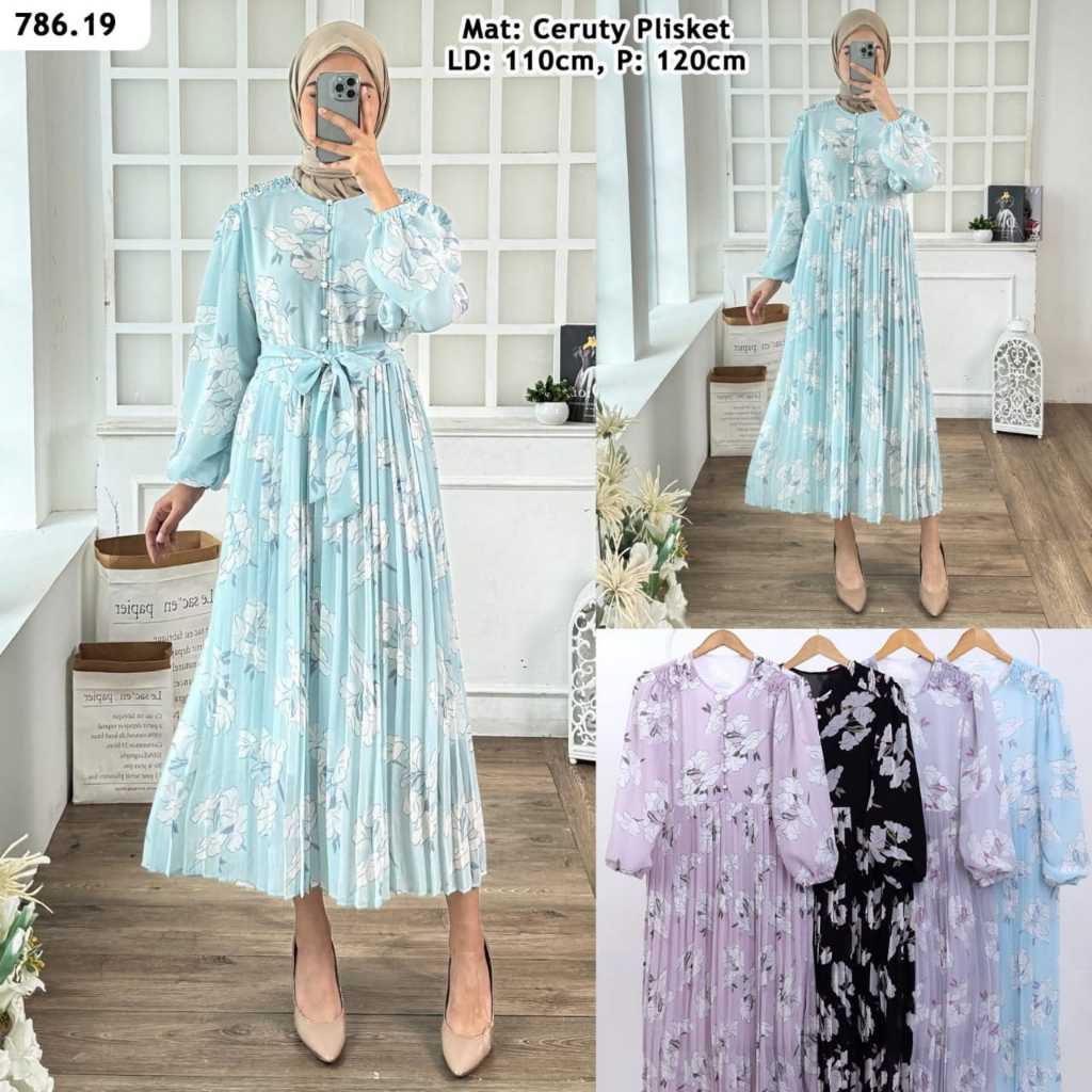 Baju Dress MD wanita model kekinian.