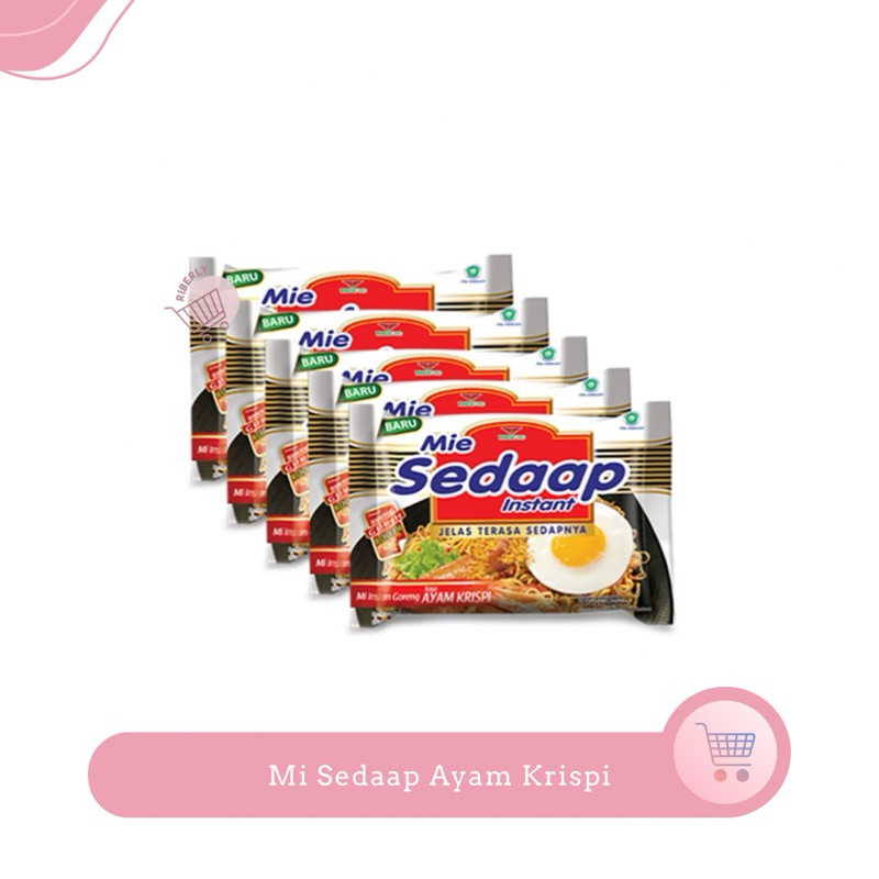 

Sedaap Mie Instan Ayam Krispi 88 Gr x5 / Mi Instan Goreng
