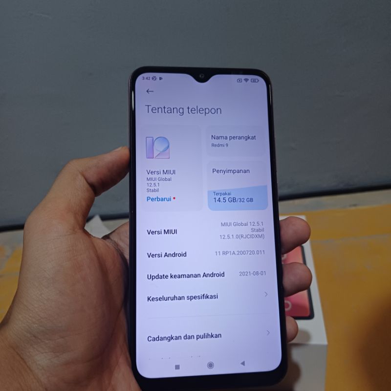 Redmi 9 3/32 Second Bekas