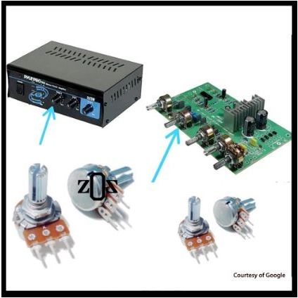Potensio Mini A-PLUS Mono Audio Amplifier 10K