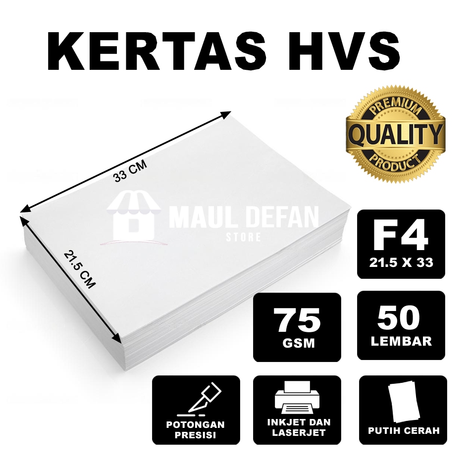 

Kertas HVS F4 50 Lembar