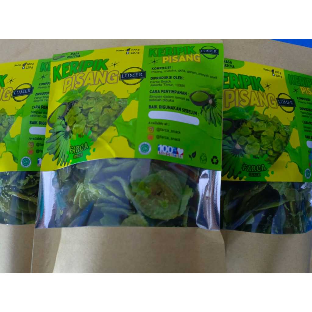 

220 gram Keripik Pisang Lumer Tiramisu By Farca Snack