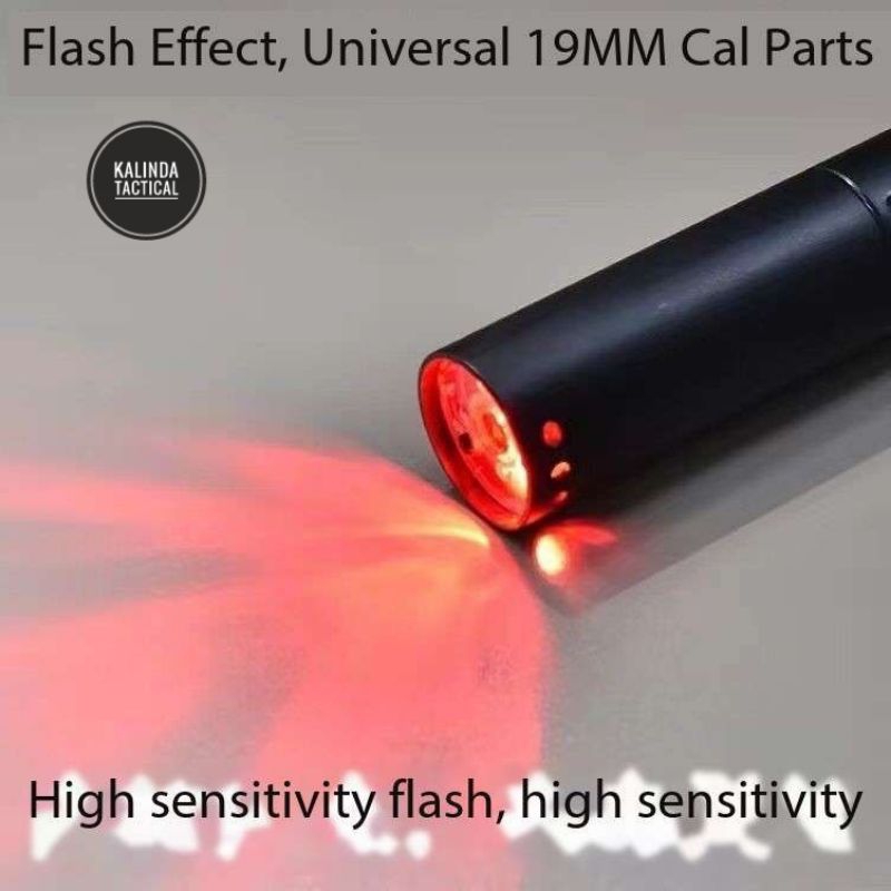 Tactical flashider cap illuminator silencer mainan Plastik Nyala batere charge for WGG ASG