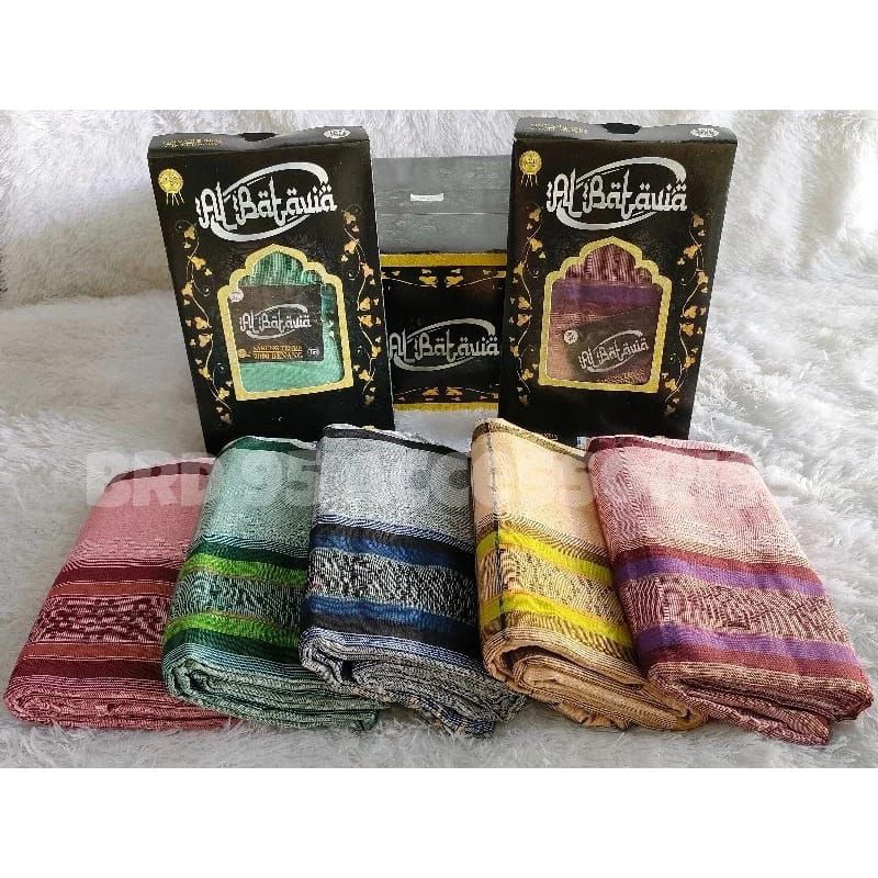 Sarung pria Al Batavia Revir Premium (sarung tenun 7000 benang)