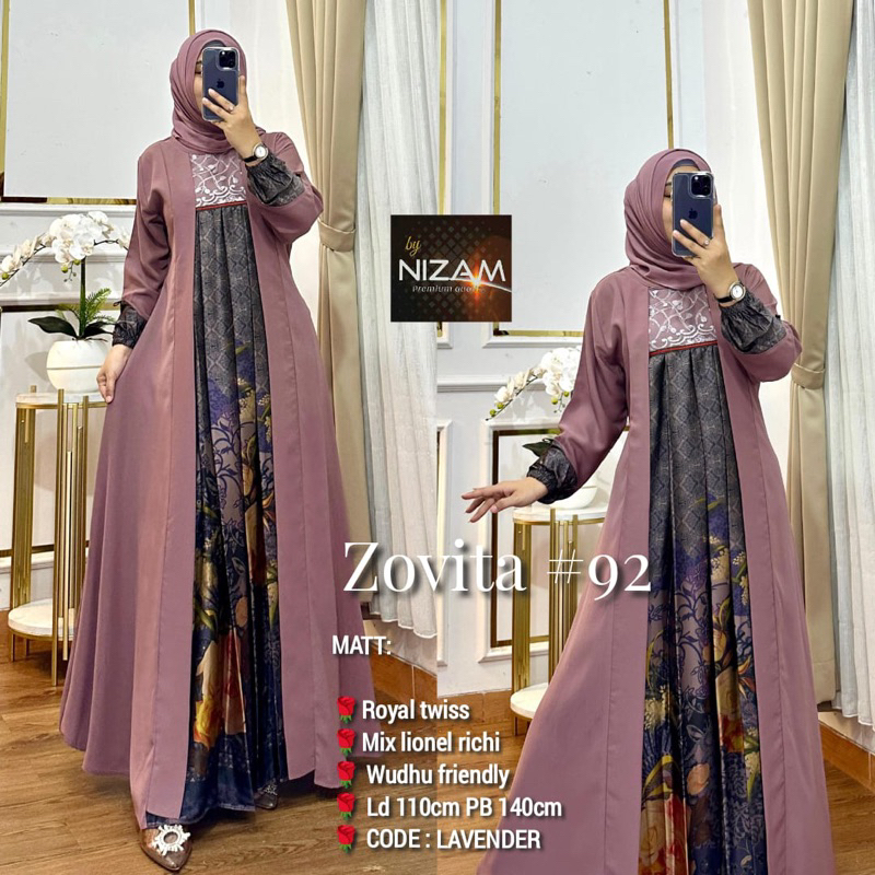 CALLIANA - ORI AURA gamis Pesta mewah terbaru super best seller by mudra.zovita nizam