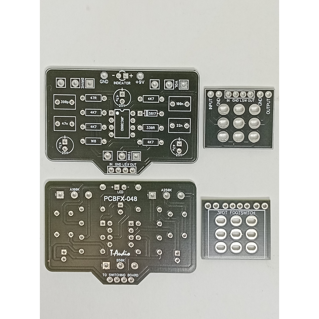 T-Audio PCBFX-048 Based On Lovepedal Jubilee Overdrive Distortion PCB Pedal Efek Gitar Distorsi